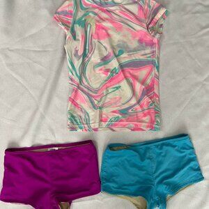 Girls Swim Tank and Shorts